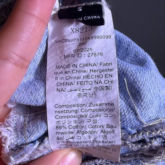 Light blue short denim jacket Size S - Picture 7 of 7